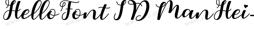 HelloFont ID ManHei字体转换 HelloFont ID ManHei字体转换